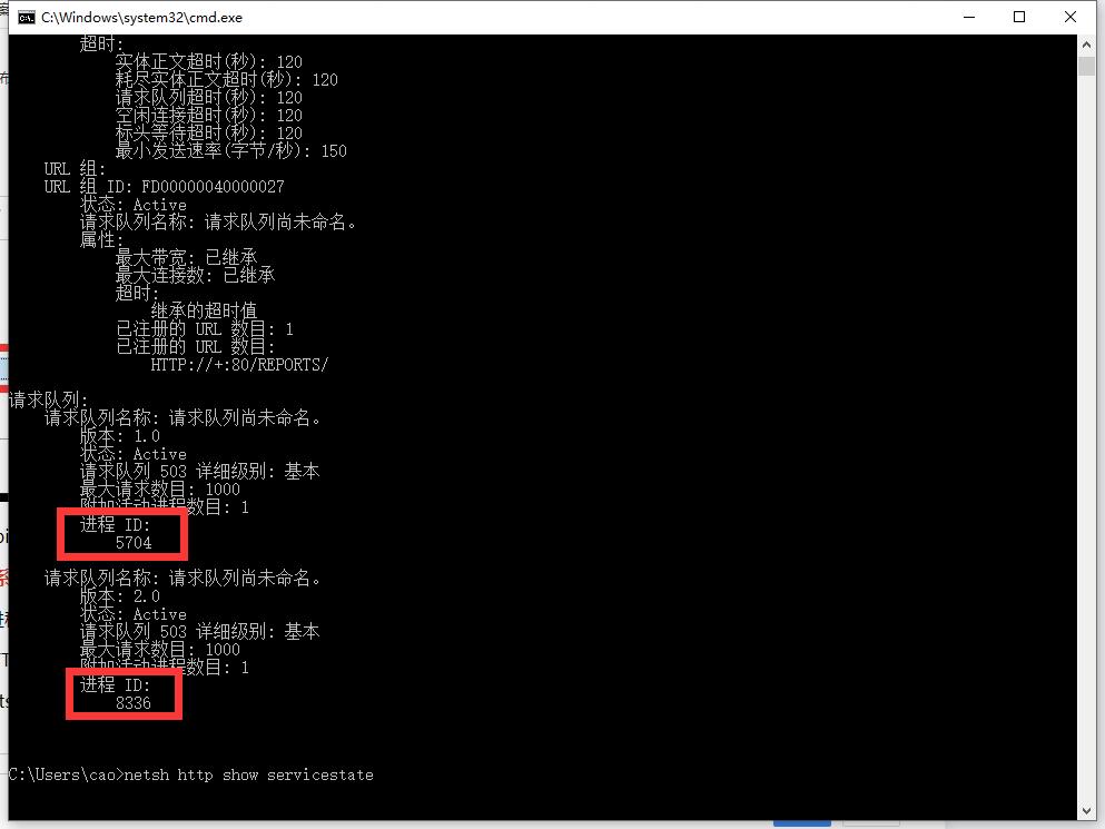 查看http服务占用的80端口的pid