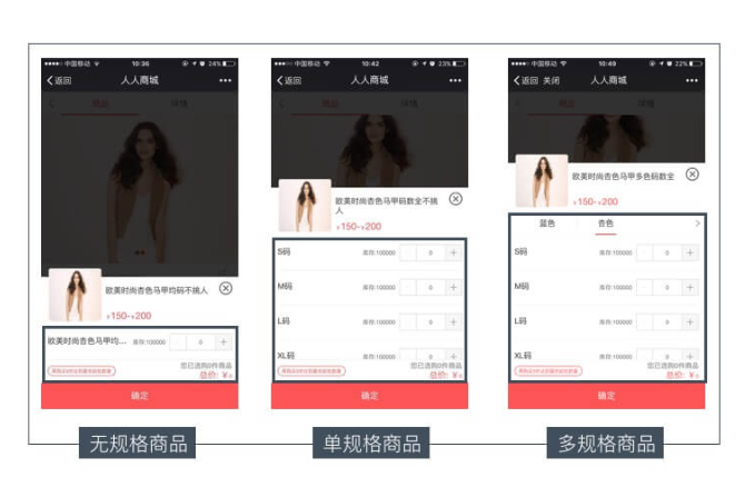 支持多种商品规格批发