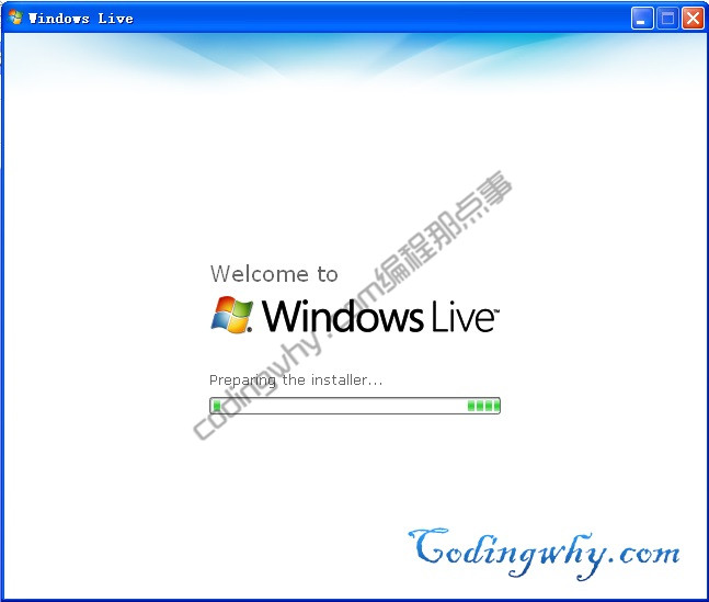 Windows Live Write安装准备界面