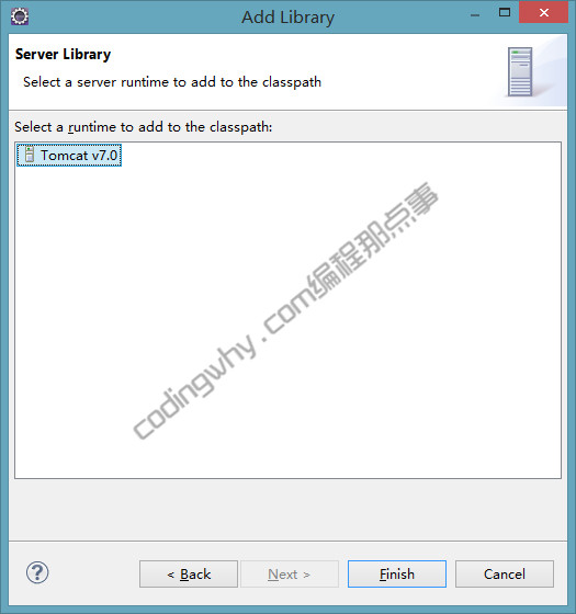 完成tomcat7.0的添加