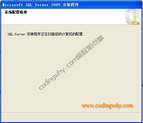 系统配置检查界面