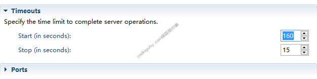 修改“start（in seconds）”的默认值