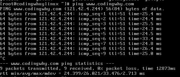 CentOS联网正确，配置iP地址成功