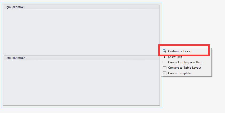DevExpress LayoutControl多个LayoutControlGroup