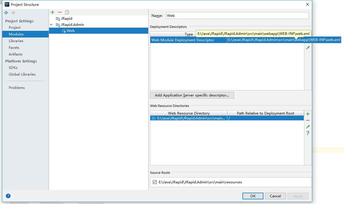 idea Deployment Descriptors