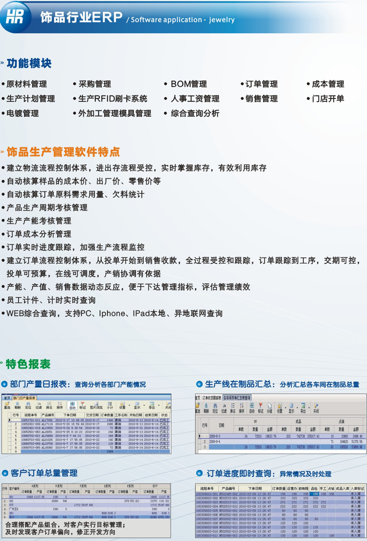 饰品行业解决方案