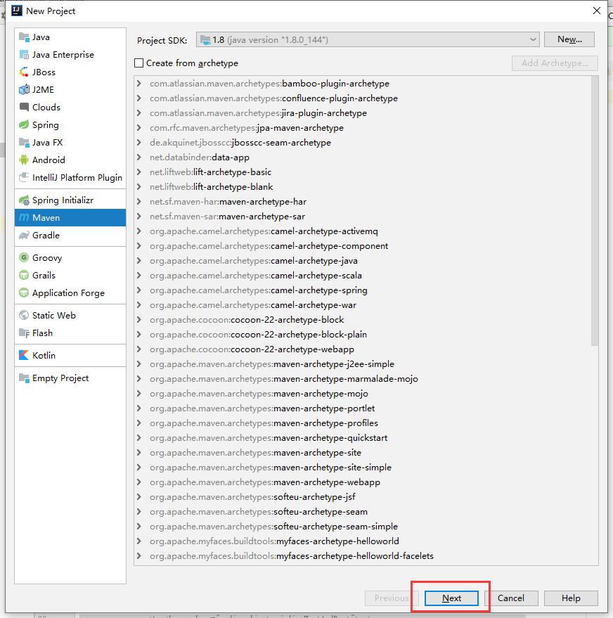 选择新建maven工程