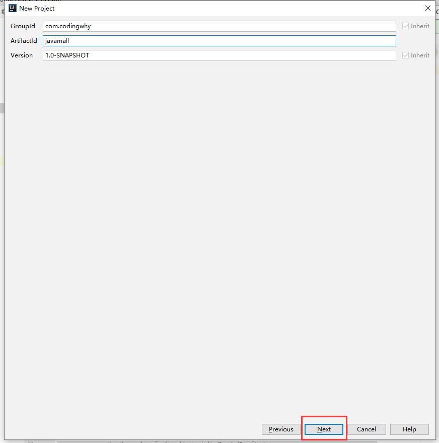 填写GroupId和ArtifactId