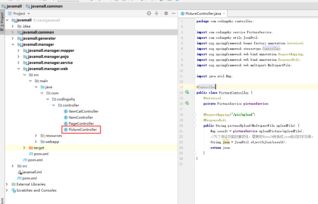 PictureController的路径