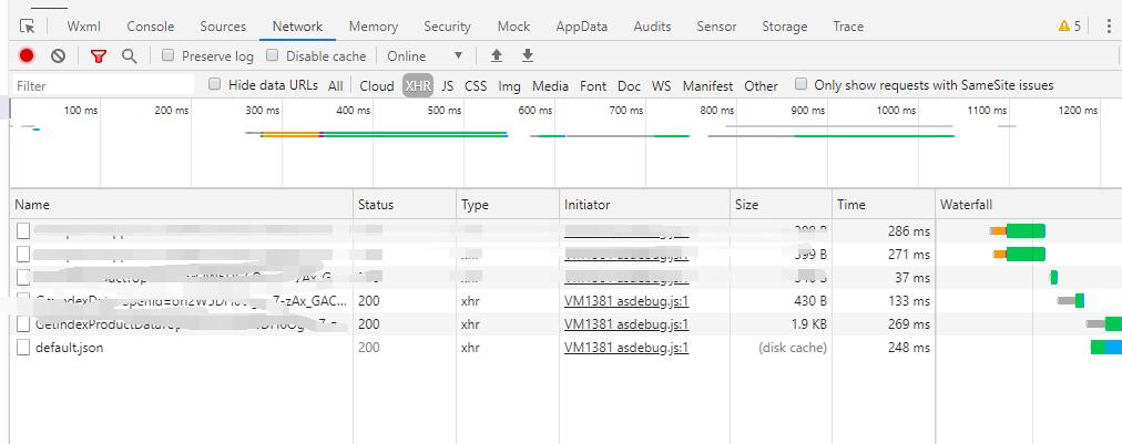 微信小程序开发数据from disk cache解决方法